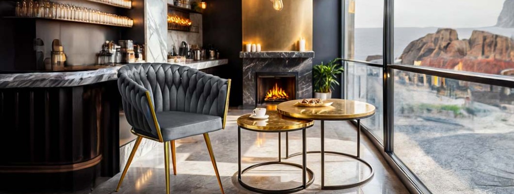 Transformă-ți cafeneaua cu scaune de catifea moderne