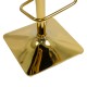 Scaun de bar ABS 118P bej, catifea elegantă, bază aurie Scaun de bar ABS 118P bej, catifea elegantă, bază aurie