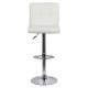 Scaune de bar alb ABS 191 – Piele ecologică, rotative și reglabile Scaune de bar alb din piele ecologică, rotative și reglabile pe înălțime ABS 191