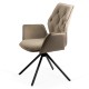Scaune living rotative din catifea BUC 0224 bej Scaune living rotative din catifea BUC 0224 bej