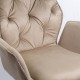 Scaune living rotative din catifea BUC 0224 bej Scaune living rotative din catifea BUC 0224 bej