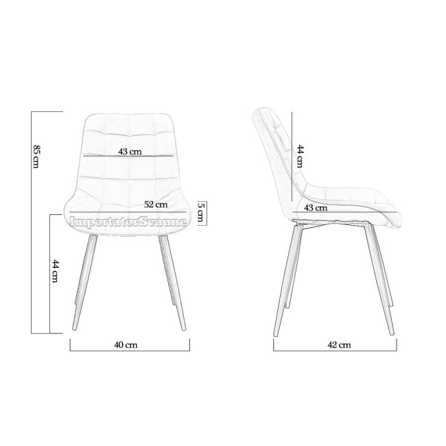 Scaun living tapitat cu catifea si picioare metalice BUC 206 gri Scaun living tapitat cu catifea si picioare metalice BUC 206 gri