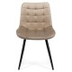 Scaun living bej tapitat cu stofa si picioare metalice BUC 206 Scaun living bej tapitat cu stofa si picioare metalice BUC 206
