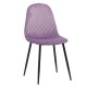 Scaun de bucatarie din catifea BUC 237X mov Scaun de bucatarie din catifea BUC 237X mov