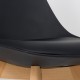 Scaun dining cu cadrul din lemn BUC 245 negru Scaun dining cu cadrul din lemn BUC 245 negru