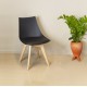 Scaun dining cu cadrul din lemn BUC 245 negru Scaun dining cu cadrul din lemn BUC 245 negru