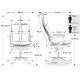 Scaun directorial REZISTENT LA 200 KG OFF 799 negru Scaun directorial REZISTENT LA 200 KG OFF 799 negru