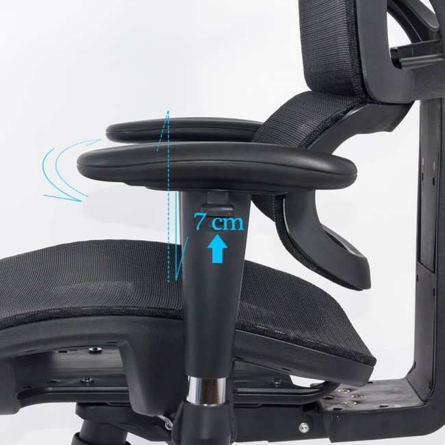 Scaun ergonomic de birou SYYT 9500 negru