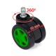 Role gumate tip gaming pentru scaune birou - verde Role gumate tip gaming pentru scaune birou - verde