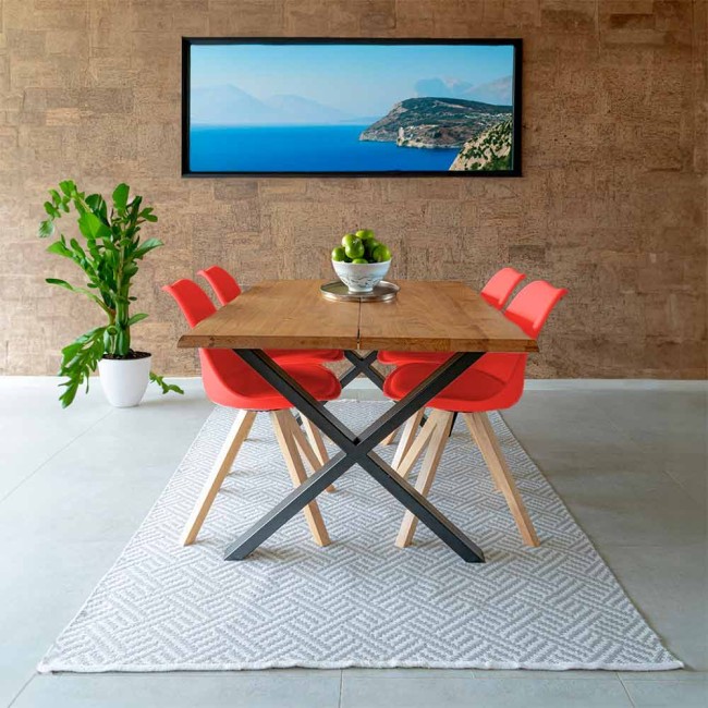 Scaun living BUC 242 rosu Scaun living BUC 242 rosu